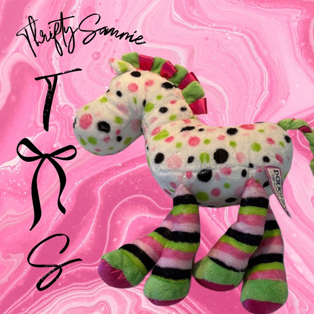 DOUGLAS HORSE Colorful Plush Horse Toy